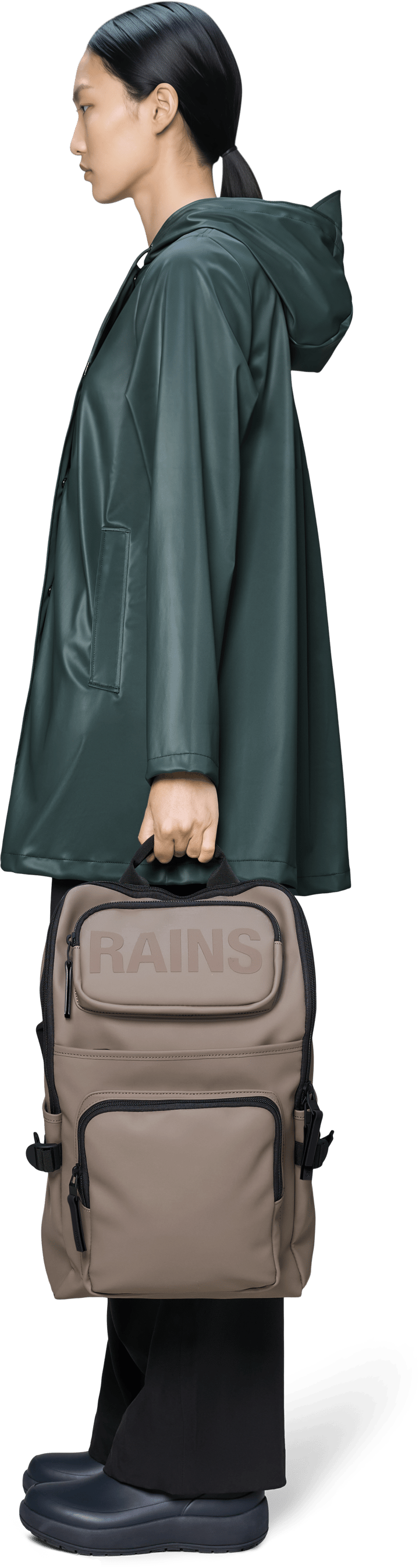 Rains Texel Cargo Backpack Cinder Rains
