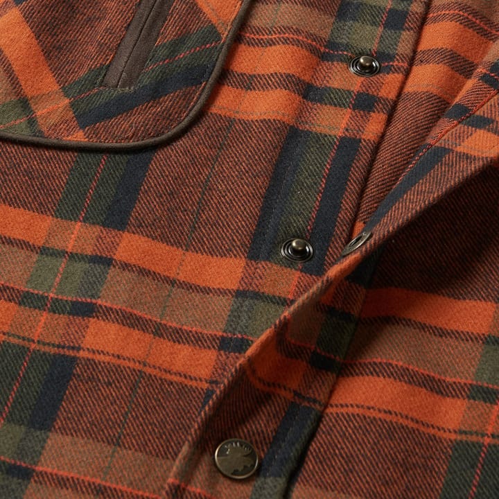 Härkila Men's Pajala Shirt Burnt Orange Check Härkila Härkila Men's Pajala Shirt Burnt Orange Check Härkila