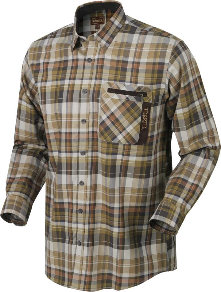 Härkila Men's Newton Longsleeve Shirt Tapenade Check Härkila