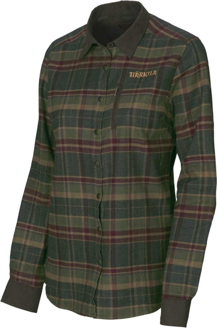 Härkila Pajala Lady L/S Skjorte Rosin Green Check Härkila Härkila Pajala Lady L/S Skjorte Rosin Green Check Härkila