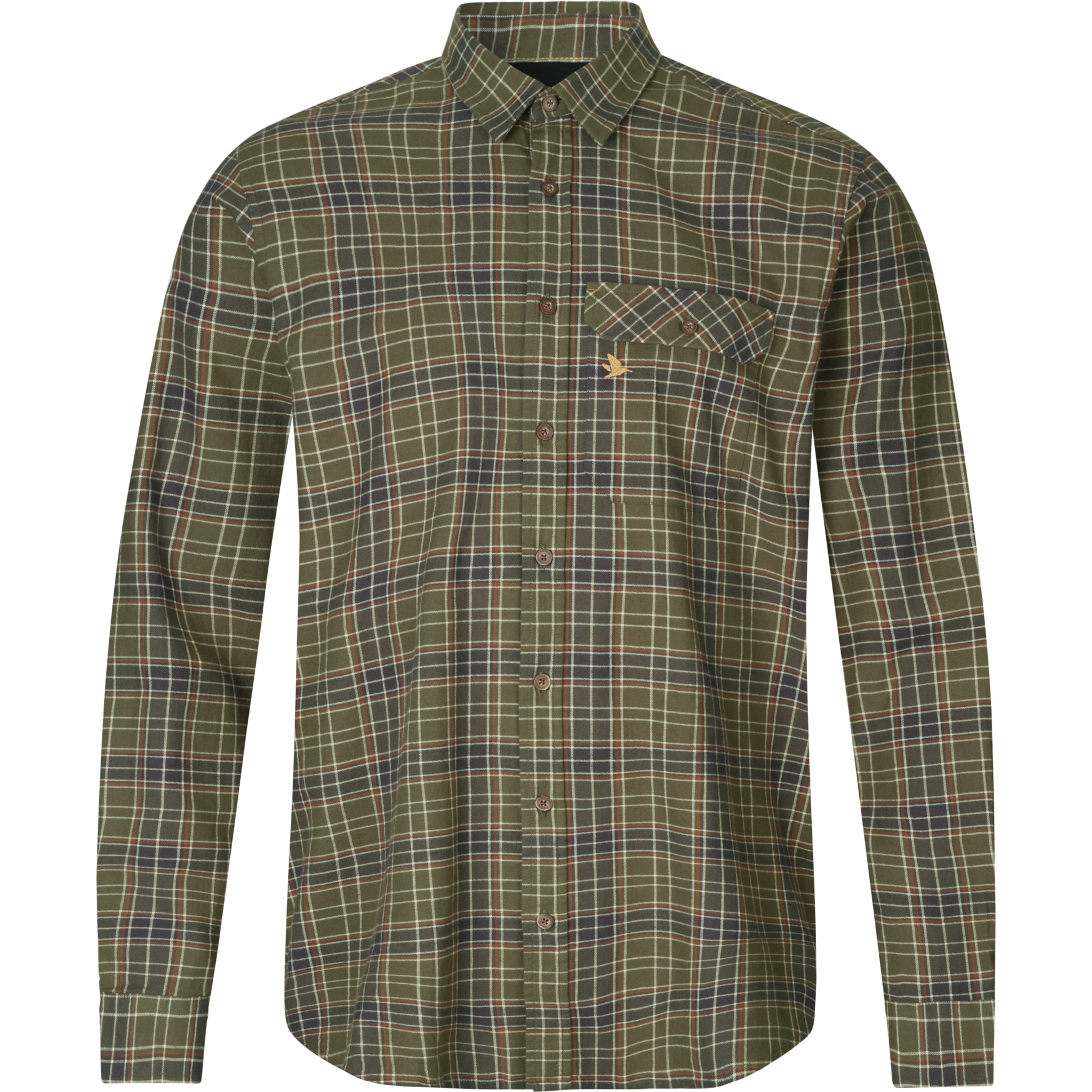 Seeland Men's Highseat Shirt Burnt Olive Langermede skjorter M