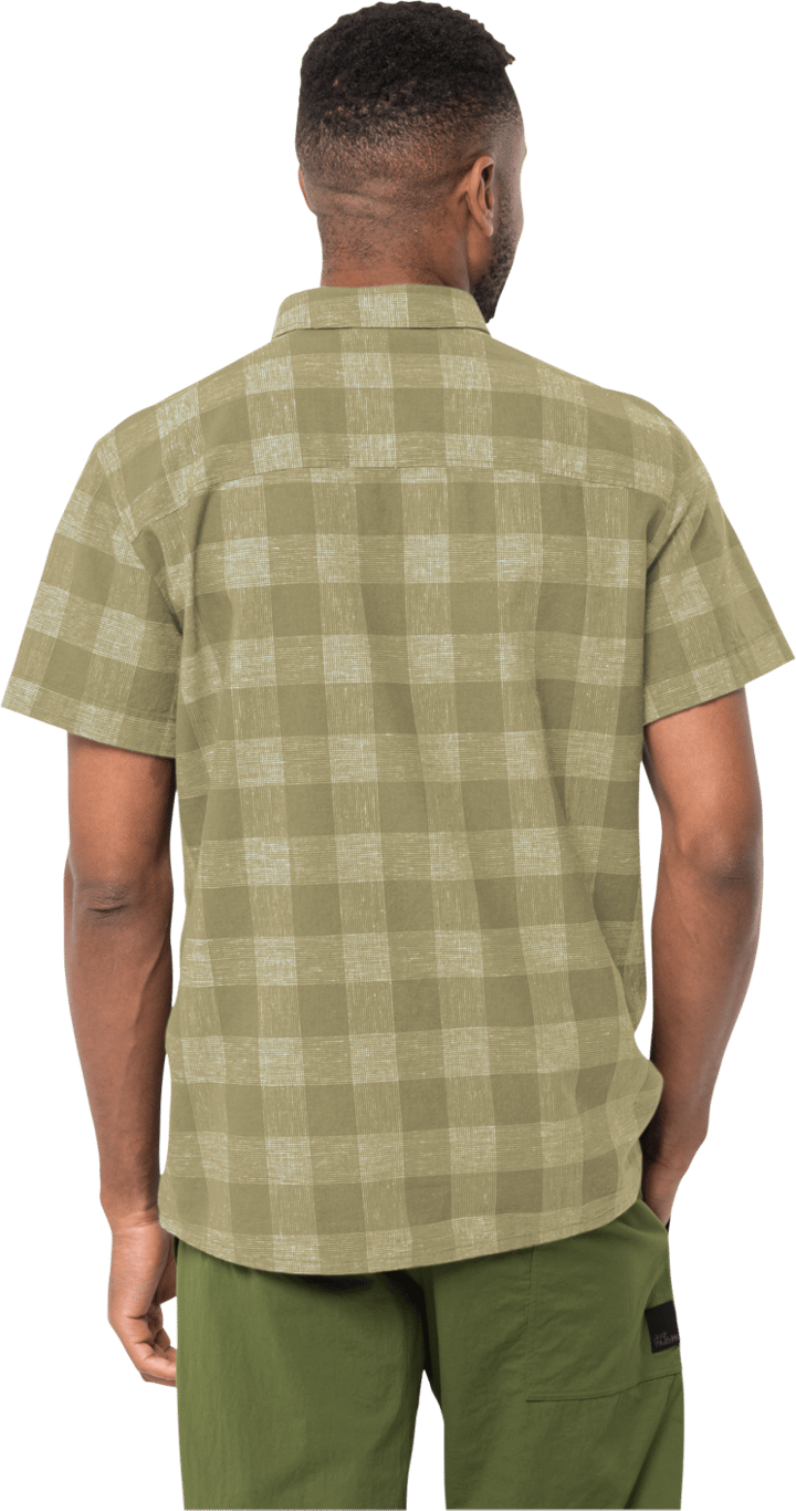 Jack Wolfskin Men's Highlands Shirt Bay Leaf Check Jack Wolfskin