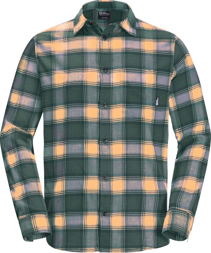 Jack Wolfskin Men's Wanderweg Shirt Teal Jack Wolfskin