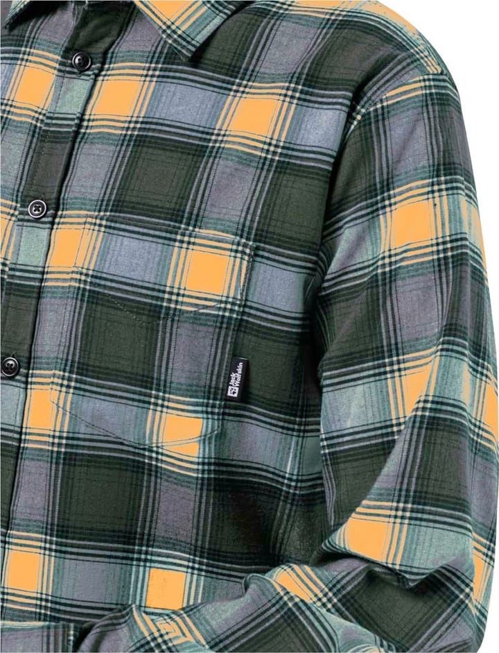 Jack Wolfskin Men's Wanderweg Shirt Teal Jack Wolfskin