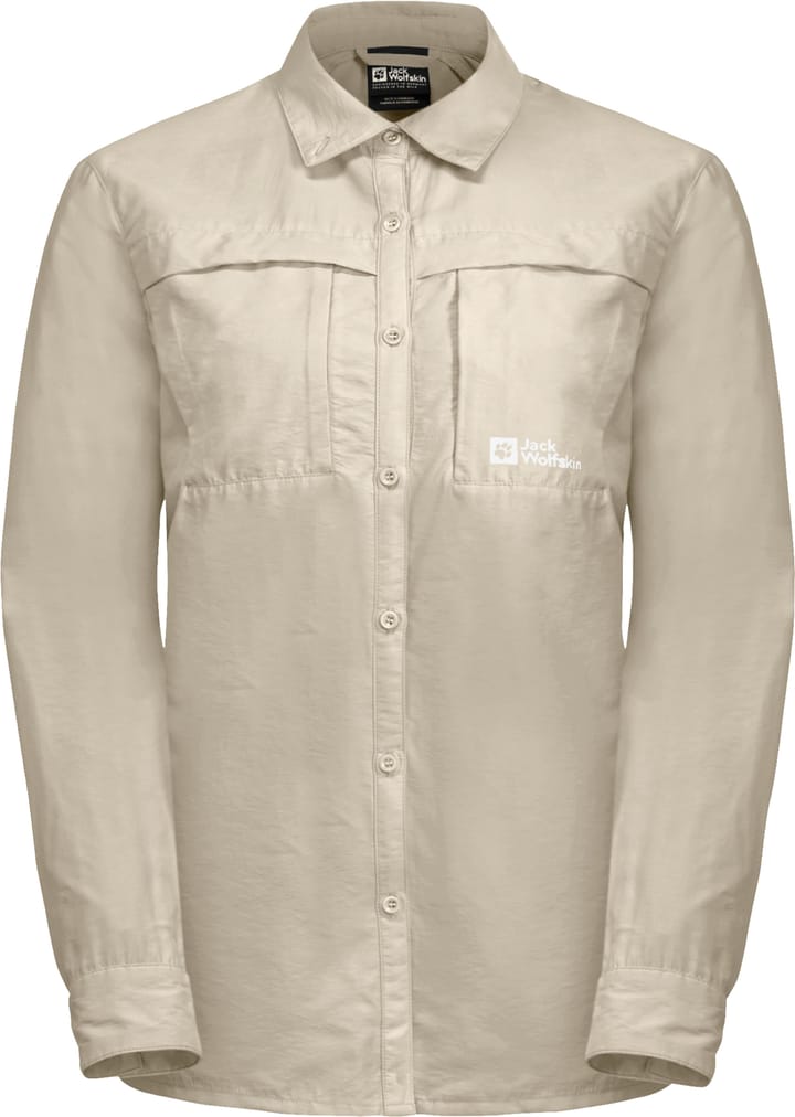 Jack Wolfskin Women's Barrier Longsleeve Shirt Stone Jack Wolfskin