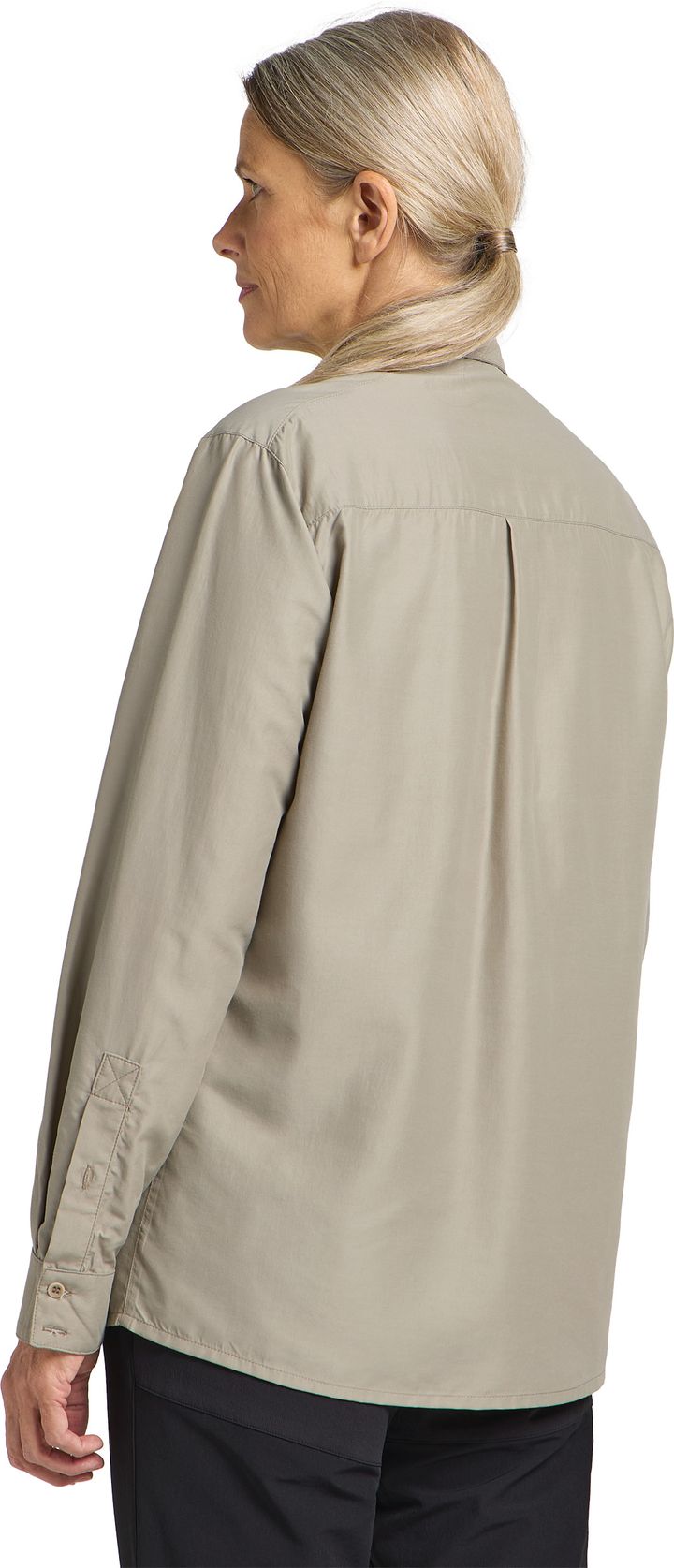 Jack Wolfskin Women's Barrier Longsleeve Shirt Stone Jack Wolfskin