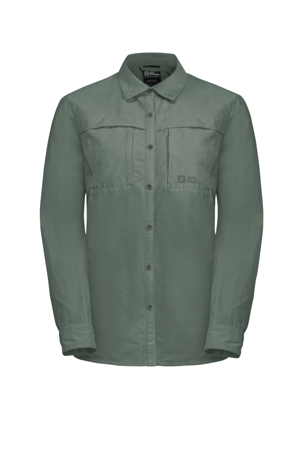 Jack Wolfskin Women's Barrier Long Sleeve Shirt Hedge Green