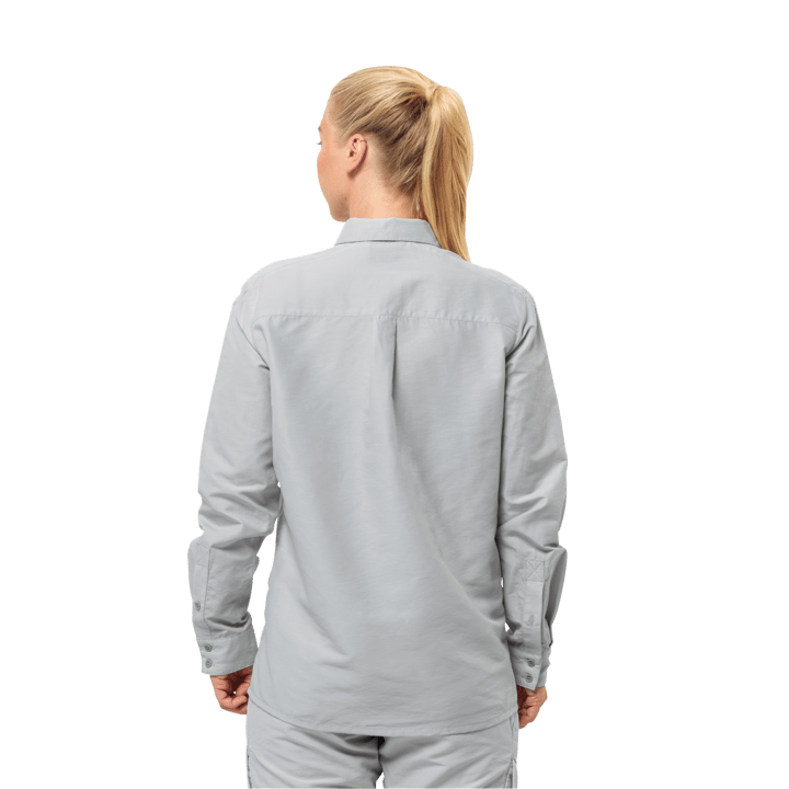 Jack Wolfskin Women's Barrier Long Sleeve Shirt Cool Grey Jack Wolfskin