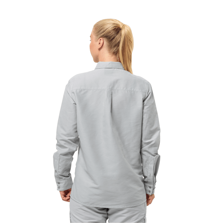 Jack Wolfskin Barrier Ls Shirt W Cool Grey Jack Wolfskin