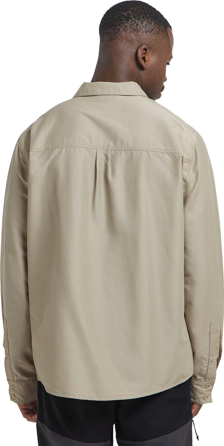 Jack Wolfskin Men's Barrier Longsleeve Shirt Stone Jack Wolfskin