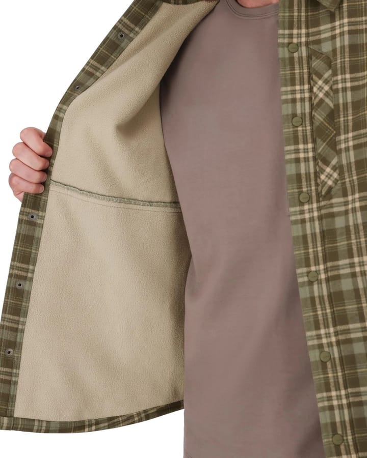 Simms Coldweather Shacket Schooner Plaid: Bronzeback Simms