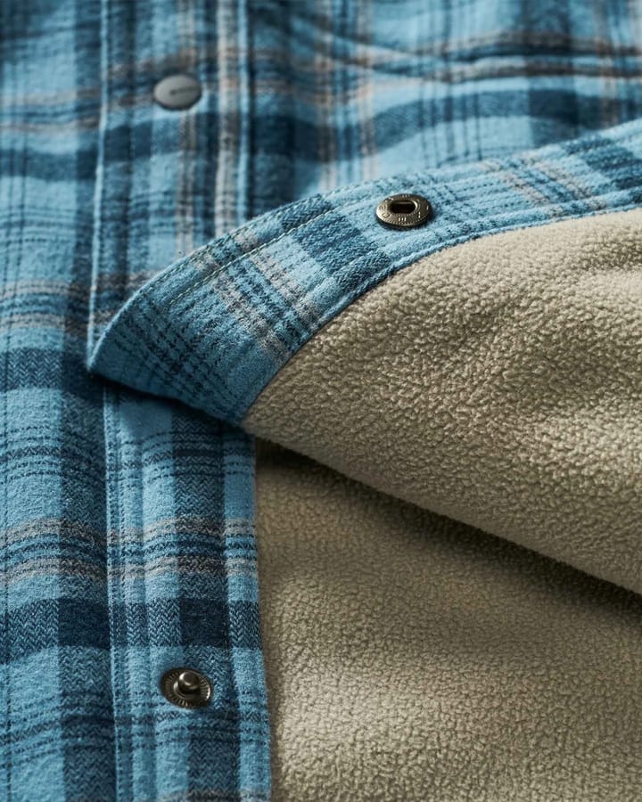 Simms Coldweather Shacket Schooner Plaid: Bronzeback Simms