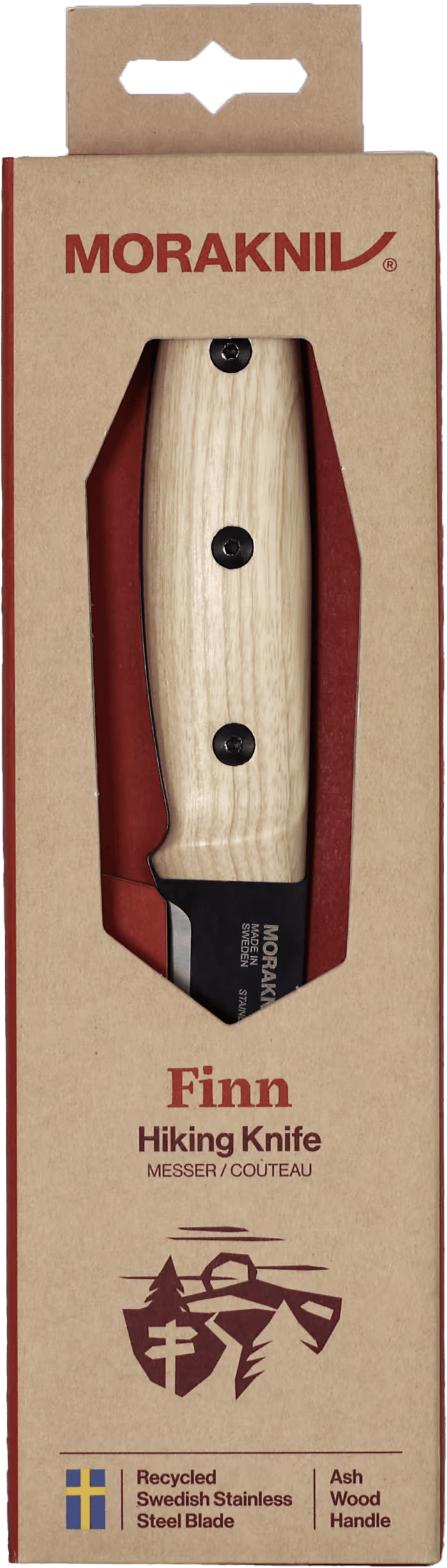 Mora Finn BlackBlade (S) Ash Wood Mora
