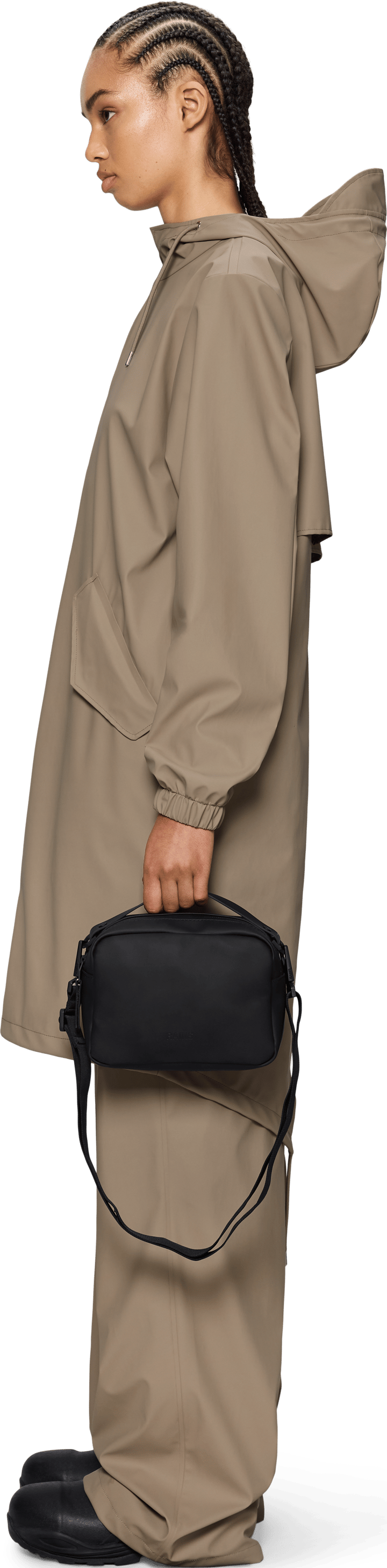 Rains Box Bag Black Rains