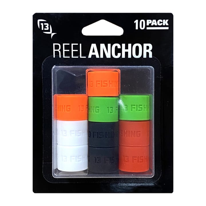 13 Fishing Anchor Reel Wrap Multi Color 10pk Gummistrikk Til Snellefeste 13 Fishing 13 Fishing Anchor Reel Wrap Multi Color 10pk Gummistrikk Til Snellefeste 13 Fishing