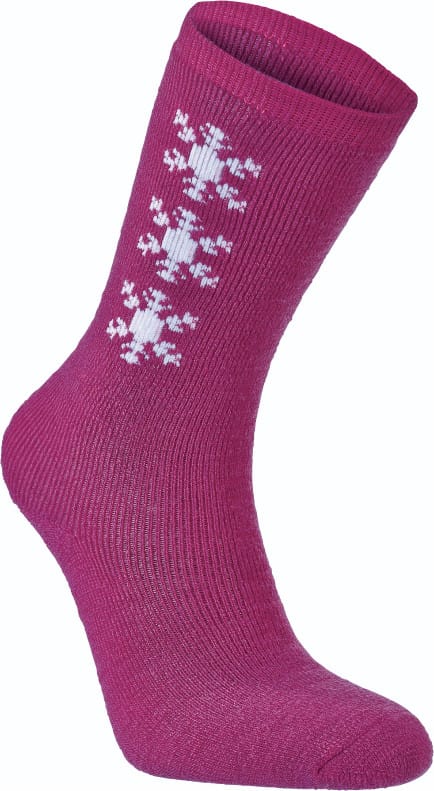 Seger Kids' Lillen Wool Sock Cerise Seger Seger Kids' Lillen Wool Sock Cerise Seger