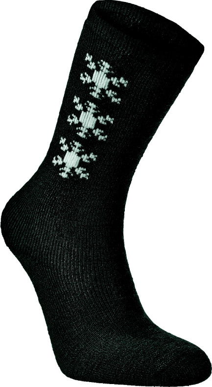 Seger Kids' Lillen Wool Sock Black