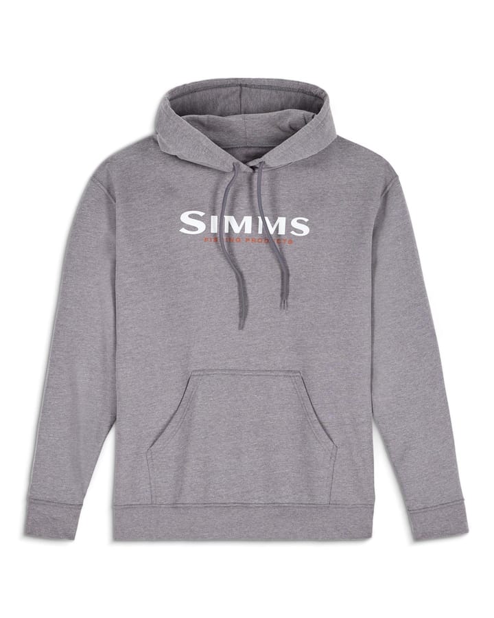 Simms Simms Logo Hoody Grey Heather Simms