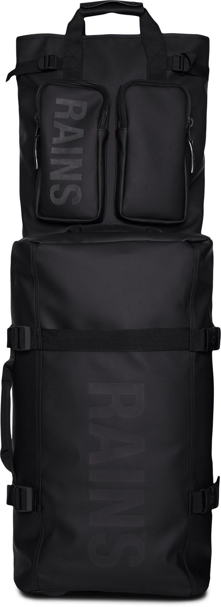 Rains Texel Tote Backpack Black Rains