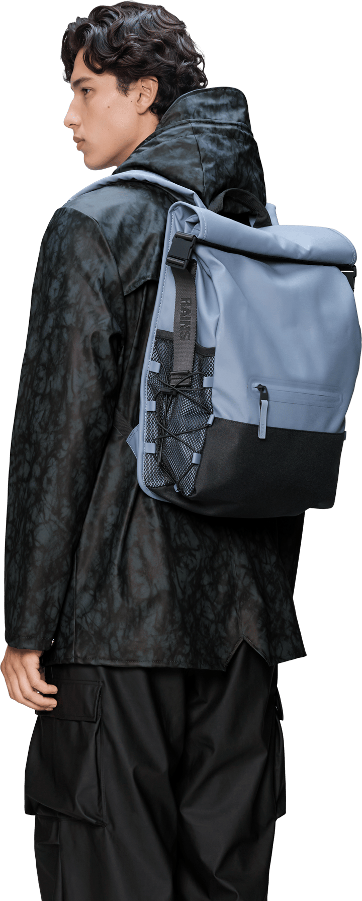 Rains Trail Mountaineer Rolltop W3 Blue Dusk Rains