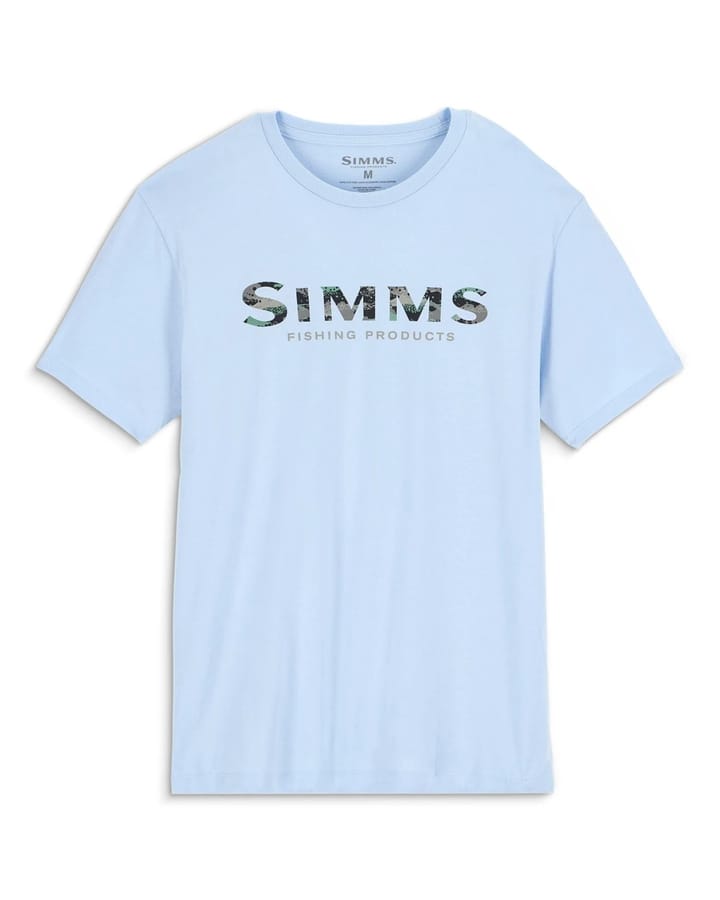 Simms Simms Shroud Fill Logo T-Shirt Sky Blue Simms