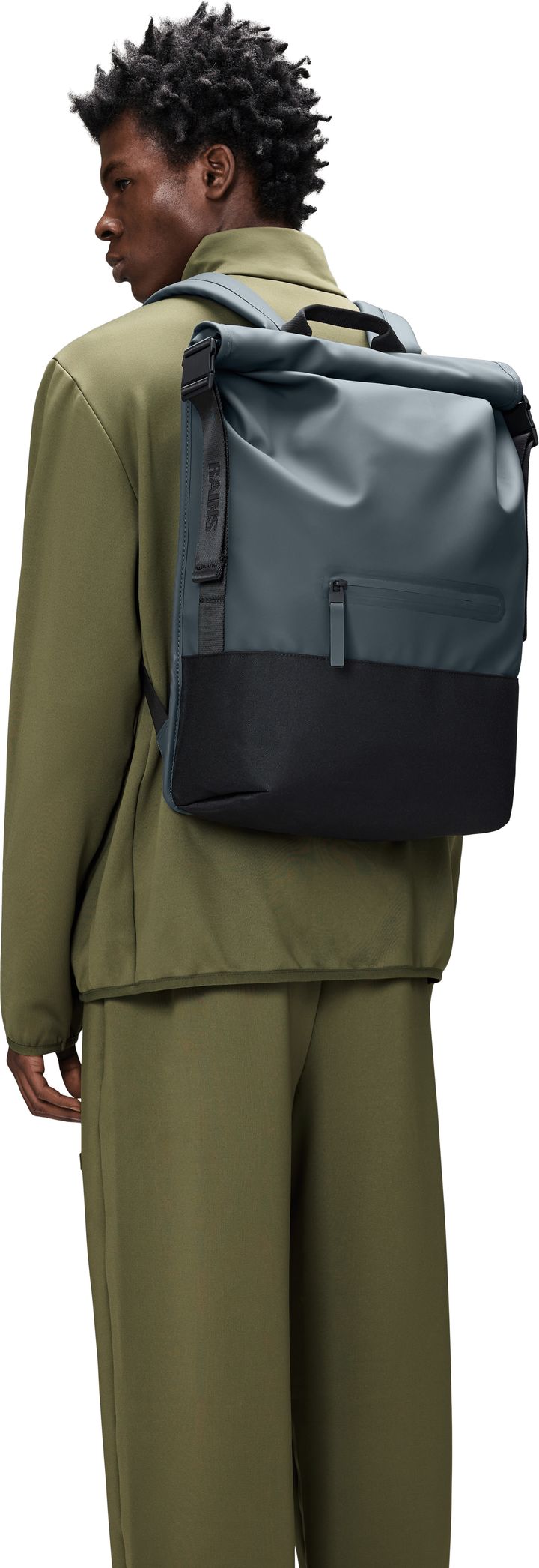 Rains Trail Rolltop Backpack Lagoon Rains Rains Trail Rolltop Backpack Lagoon Rains