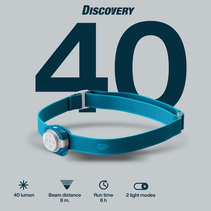 GP Batterier GP Discovery Multi-Usage 40lm CH31 Blue GP Batterier GP Batterier GP Discovery Multi-Usage 40lm CH31 Blue GP Batterier