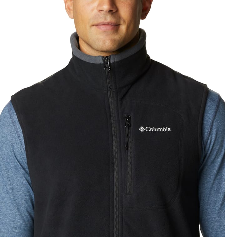 Columbia Men's Fast Trek Fleece Vest Black Columbia Montrail