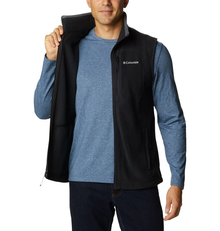 Columbia Men's Fast Trek Fleece Vest Black Columbia Montrail