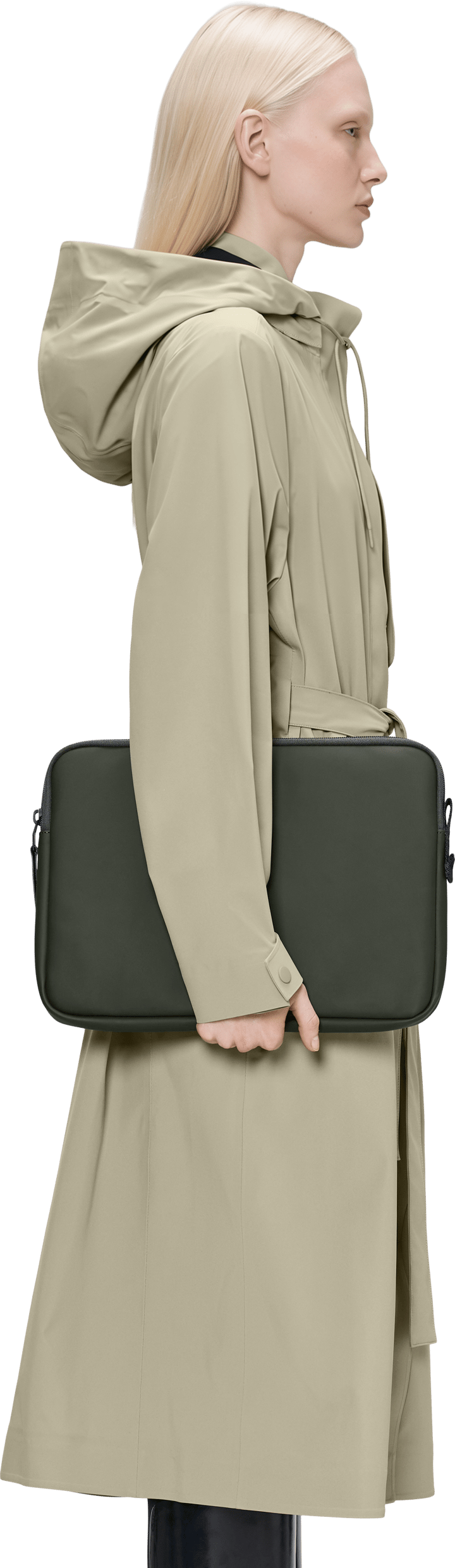 Rains Trail Laptop Case 13"/14" Green Rains