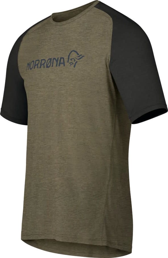 Norrøna Men's Fjørå Equaliser Lightweight T-Shirt Olive Night Norrøna