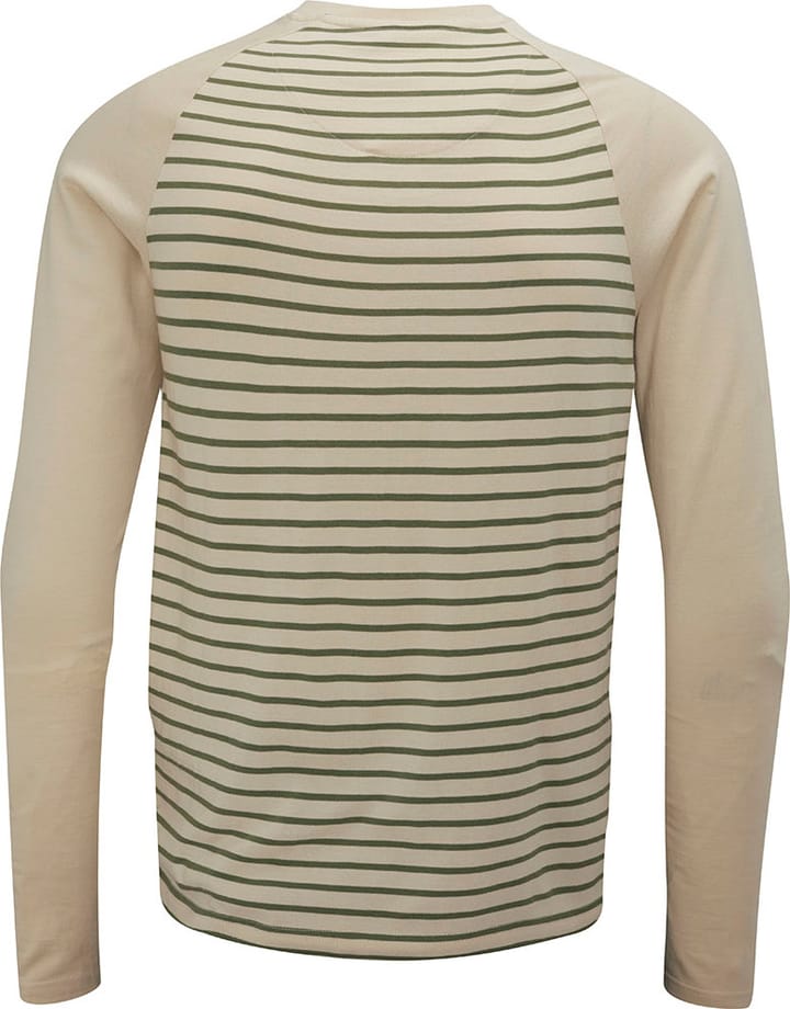 Moon Climbing Striped Ls Pale Sand/herb Moon Climbing
