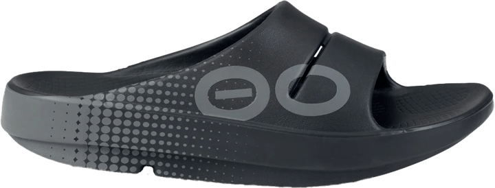 OOFOS OOahh Sport Slide Black Matrix OOFOS