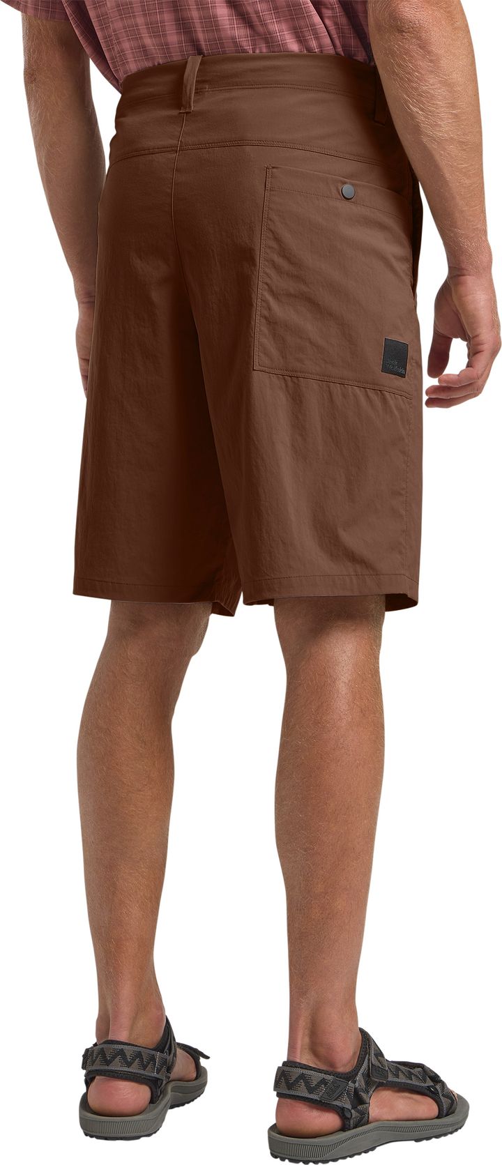 Jack Wolfskin Men's Desert Shorts Dark Rust Jack Wolfskin