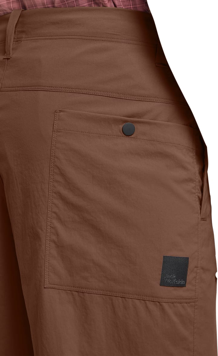 Jack Wolfskin Men's Desert Shorts Dark Rust Jack Wolfskin