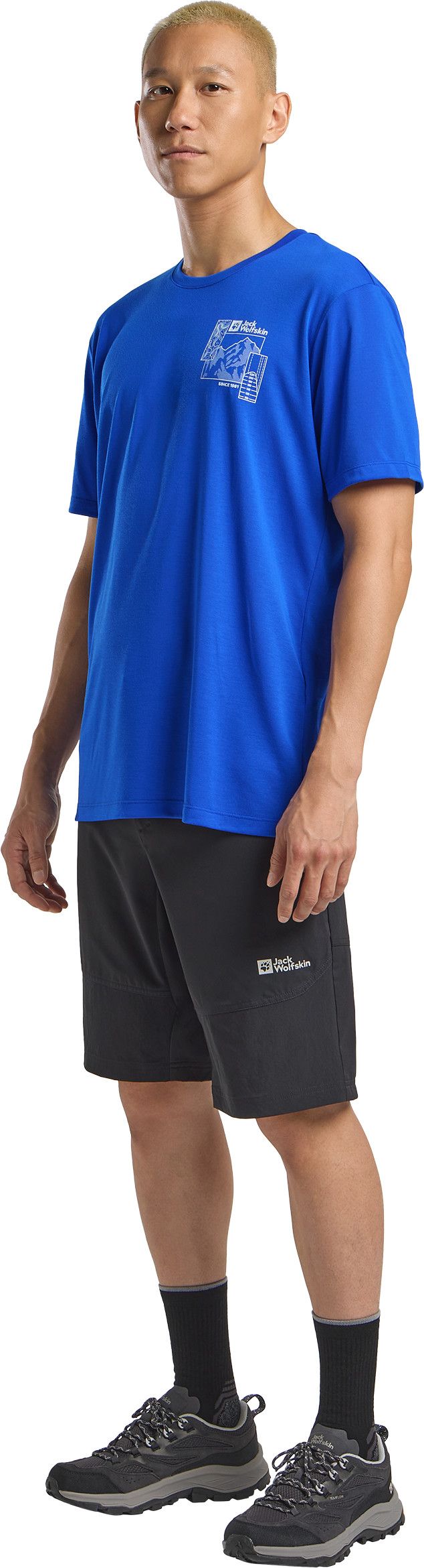 Jack Wolfskin Men's Hiking Alpine Short  Phantom Jack Wolfskin