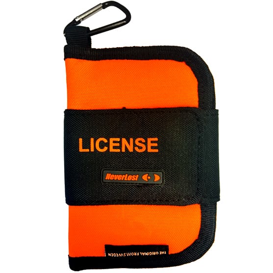 Never Lost License Book Orange Never Lost