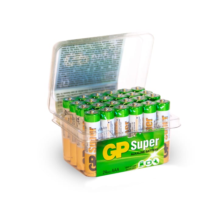 GP Batterier Gp Super Alkaline Aaa-Batteri 24-Pack GP Batterier GP Batterier Gp Super Alkaline Aaa-Batteri 24-Pack GP Batterier