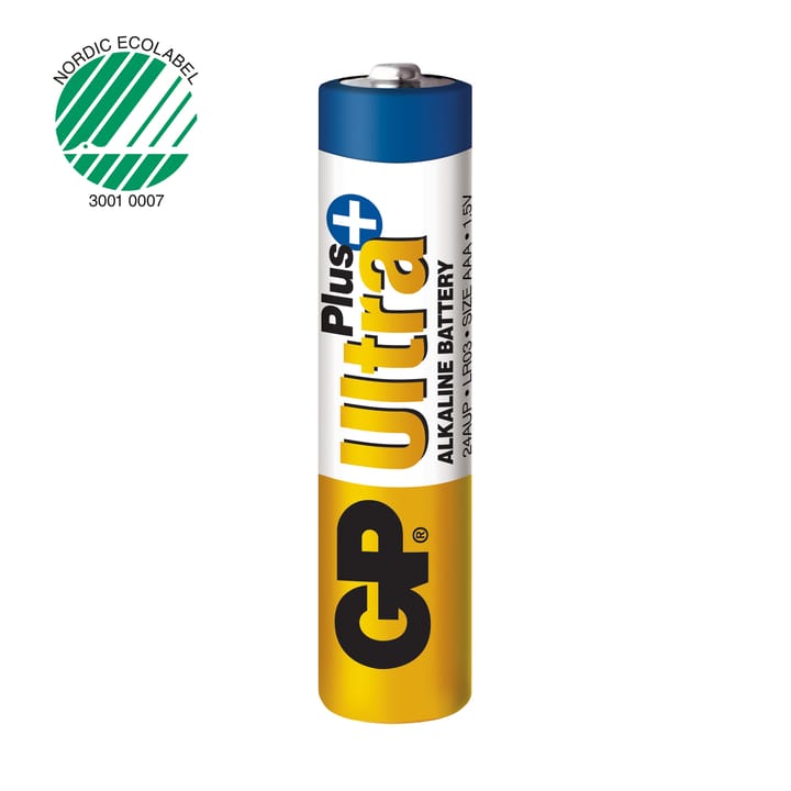 GP Batterier Batteri Lr03 Ultra Pluss Aaa 4-P Nocolour GP Batterier