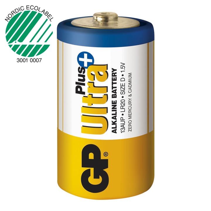 GP Batterier Alkaliska Batterier D / Lr20 2-Pack Nocolour GP Batterier GP Batterier Alkaliska Batterier D / Lr20 2-Pack Nocolour GP Batterier