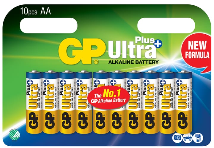 GP Batterier Alkaliska Batterier Aa / Lr6 10-Pack Nocolour GP Batterier GP Batterier Alkaliska Batterier Aa / Lr6 10-Pack Nocolour GP Batterier