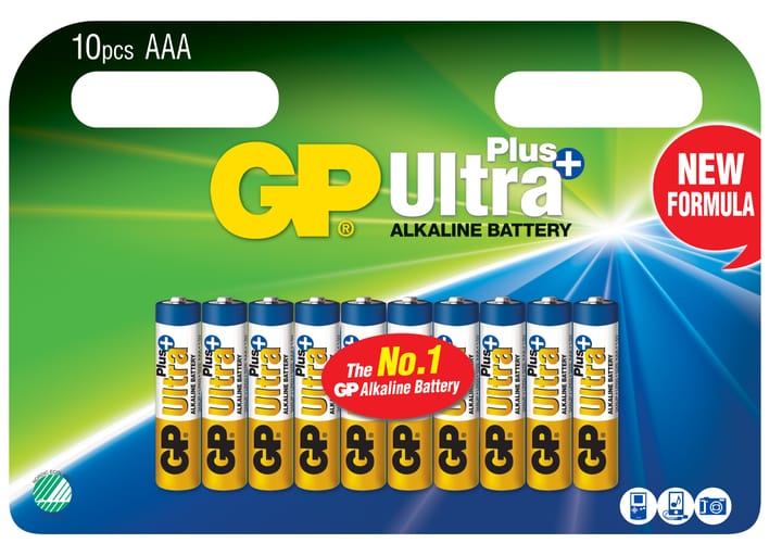 GP Batterier Alkaliska Batterier Aaa / Lr03 10-Pack Nocolour GP Batterier GP Batterier Alkaliska Batterier Aaa / Lr03 10-Pack Nocolour GP Batterier