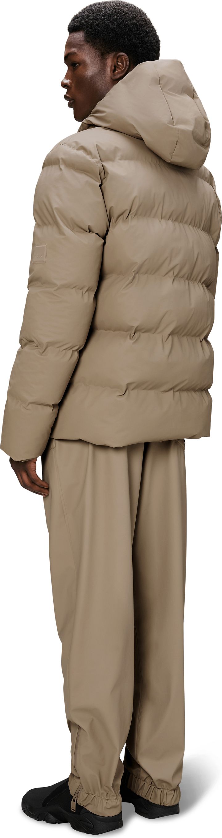 Rains Unisex Alta Puffer Jacket Beige Rains