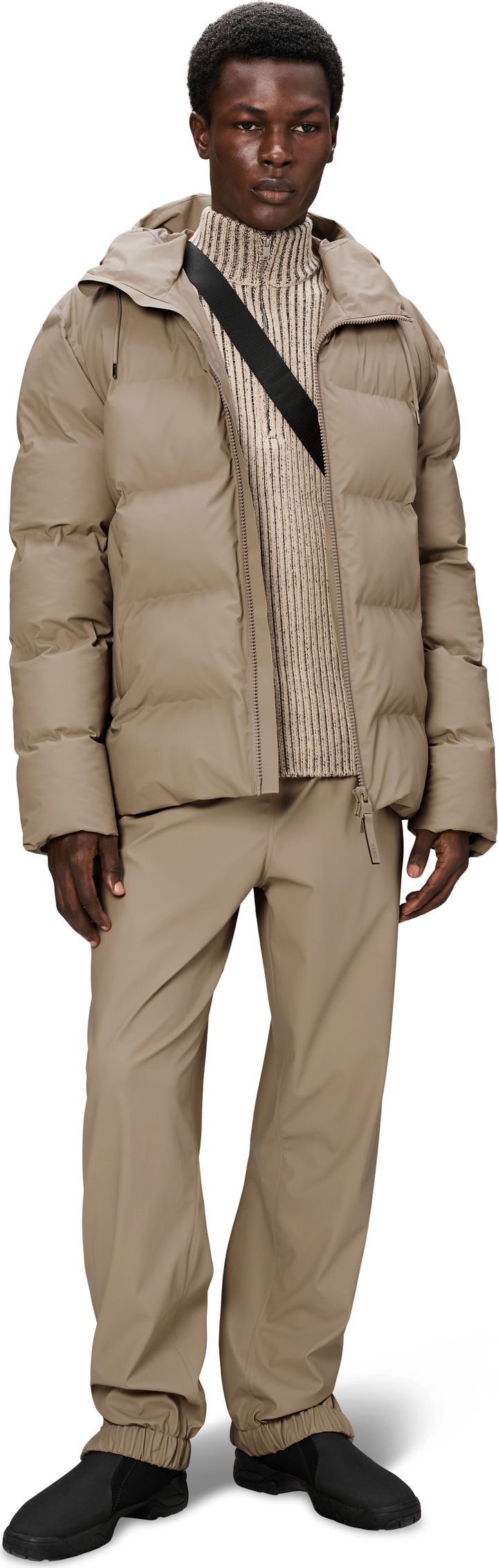 Rains Unisex Alta Puffer Jacket Beige Rains