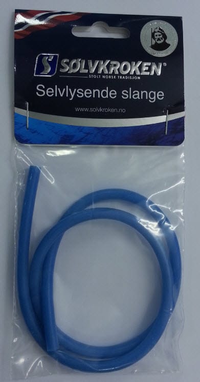 Sølvkroken SELVLYSENDE SLANGE 8MM-3MM HULL Hvit Sølvkroken