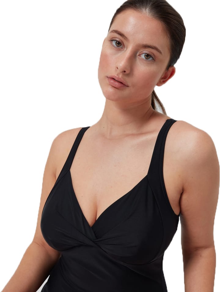 Speedo Women's Shaping Cross Knot 1 Piece Black Speedo