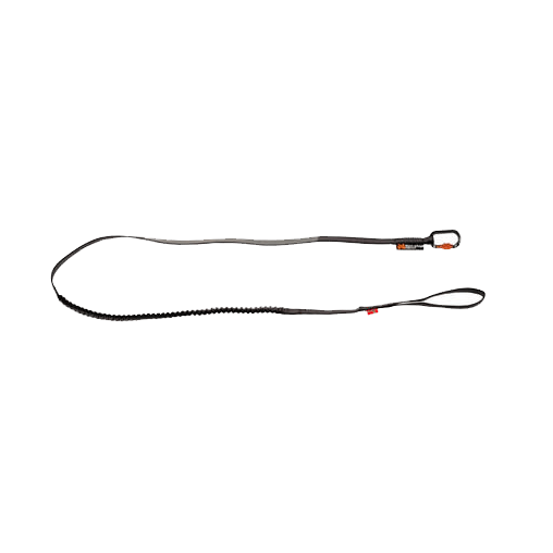 Non-stop Dogwear Touring Bungee Leash 2.8m/13mm, Screw-Lock Grey Non-stop Dogwear