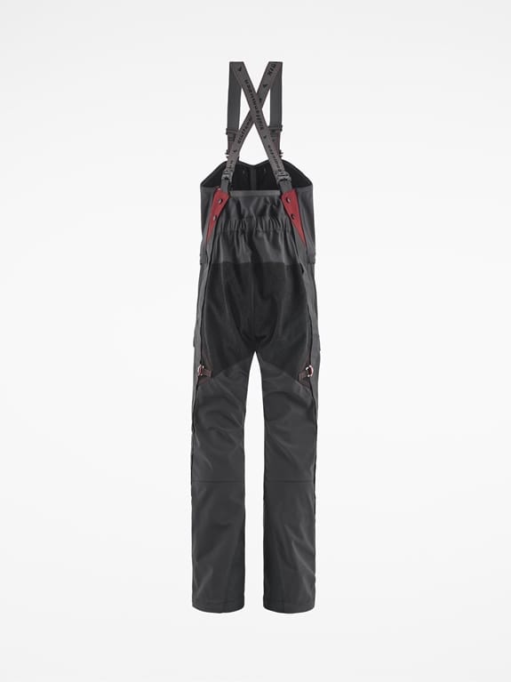 Klättermusen Men's Freke 2.0 Salopette Short Raven Klättermusen