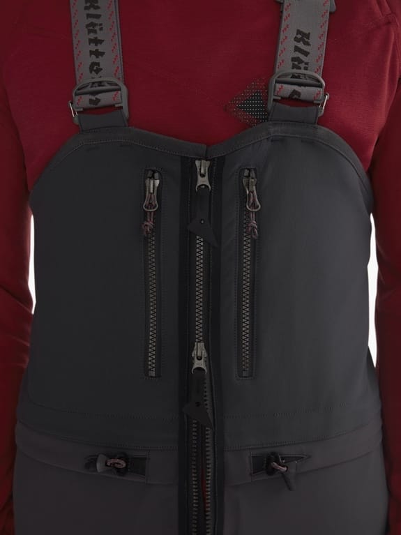 Klättermusen Men's Freke 2.0 Salopette Short Raven Klättermusen