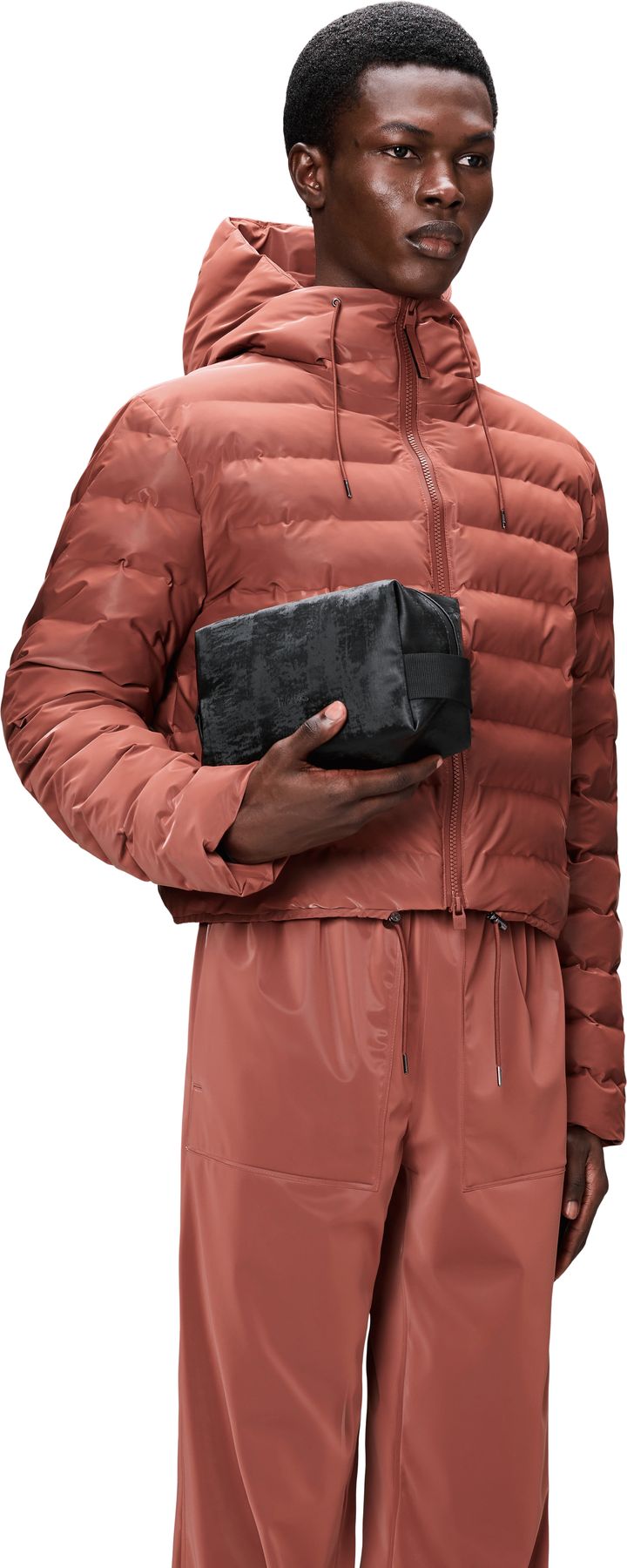 Rains Wash Bag Small W3 Coal Rains Rains Wash Bag Small W3 Coal Rains